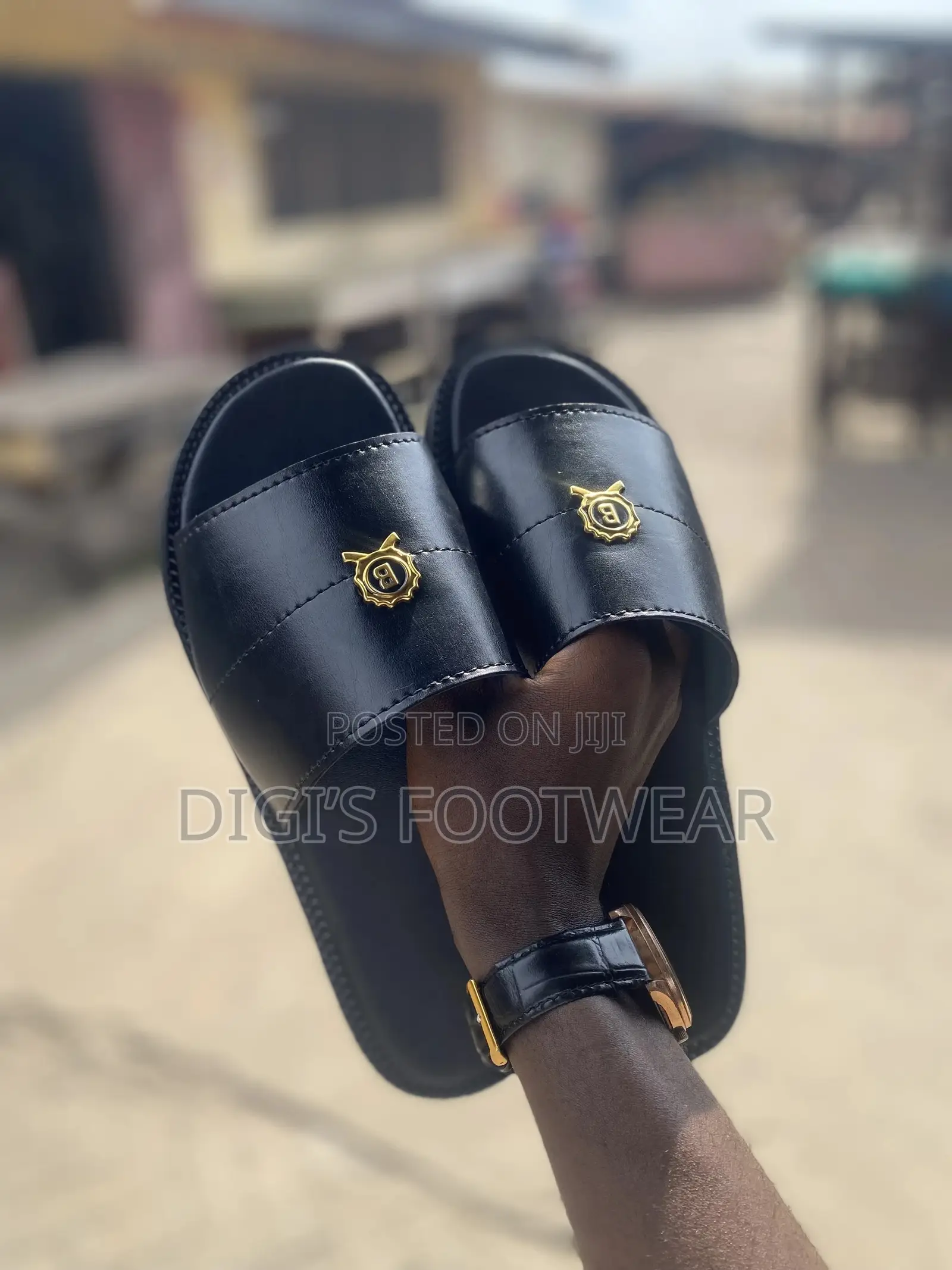 Black Slippers