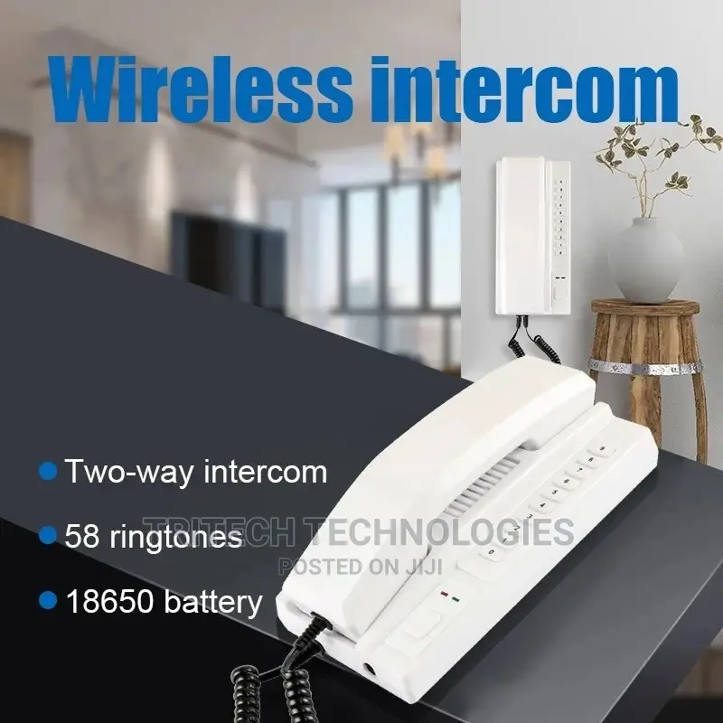 Long Range Wireless Intercom Telephone for Hotels, Office
