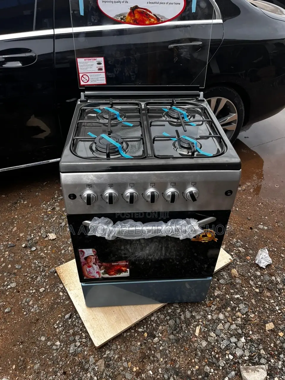 Adorable Volcano 4burner Gas Cooker 60x60