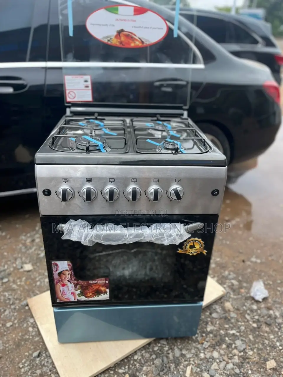 Super Volcano 4burner Gas Cooker 50×50