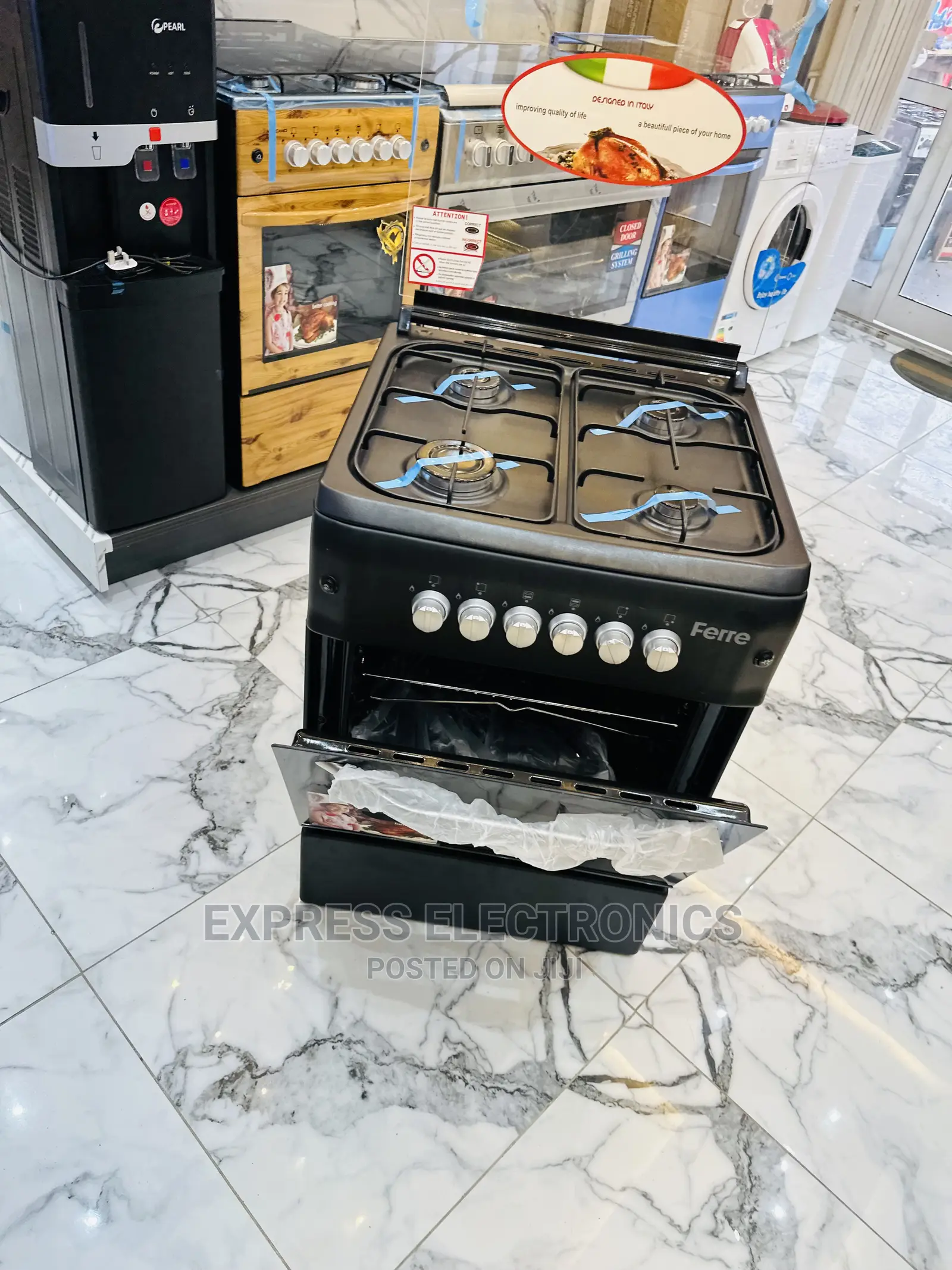 Black Smart 4b 60/60 Black Enamel Burner Cap Ferre Gas Stove