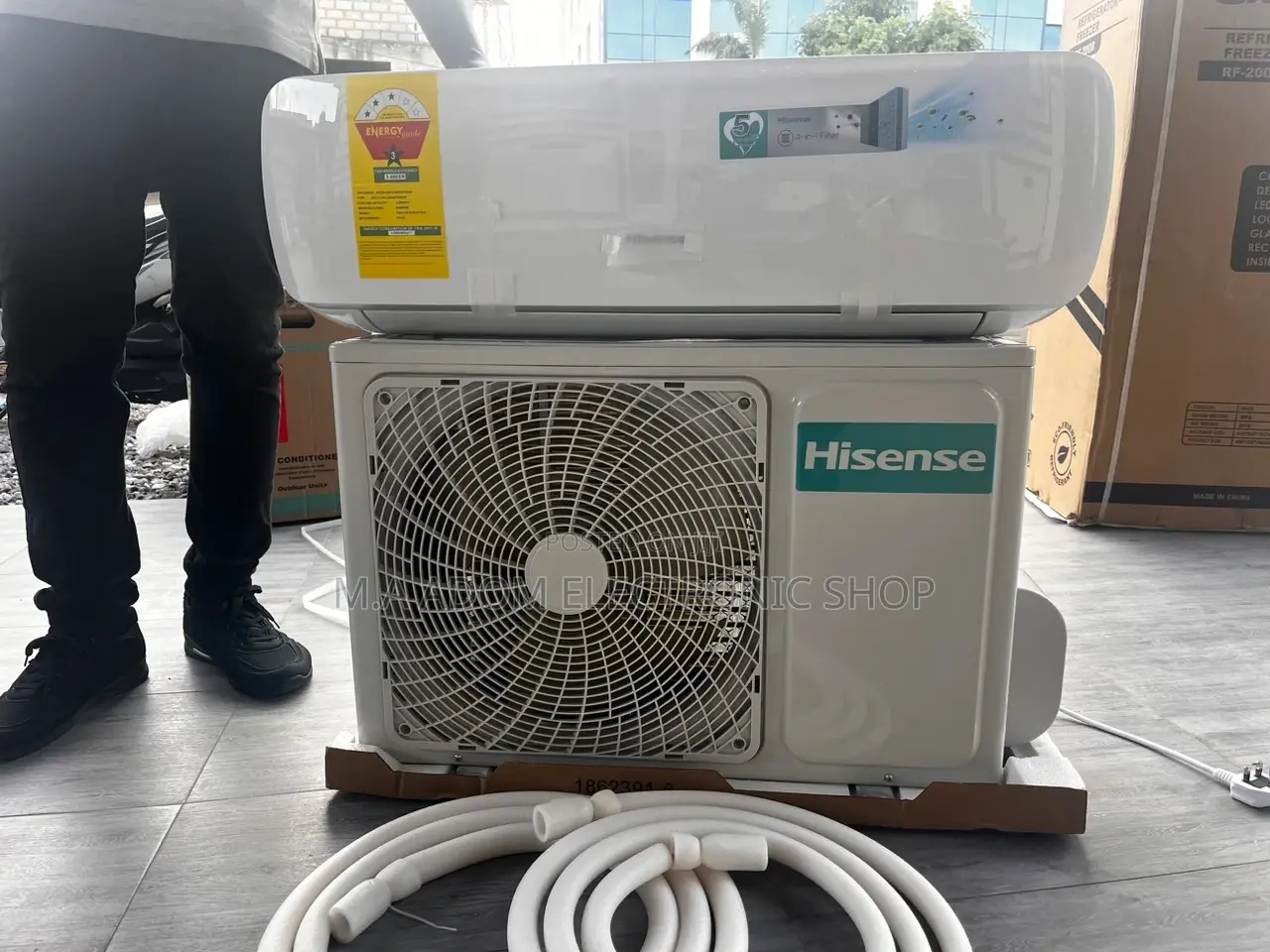 Beautiful Hisense Split AC 1.5hp Copper R410