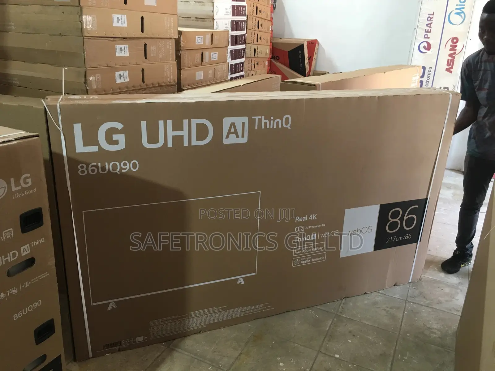LG UHD TV 86 Inch UQ9000 Series, Cinema Screen Design
