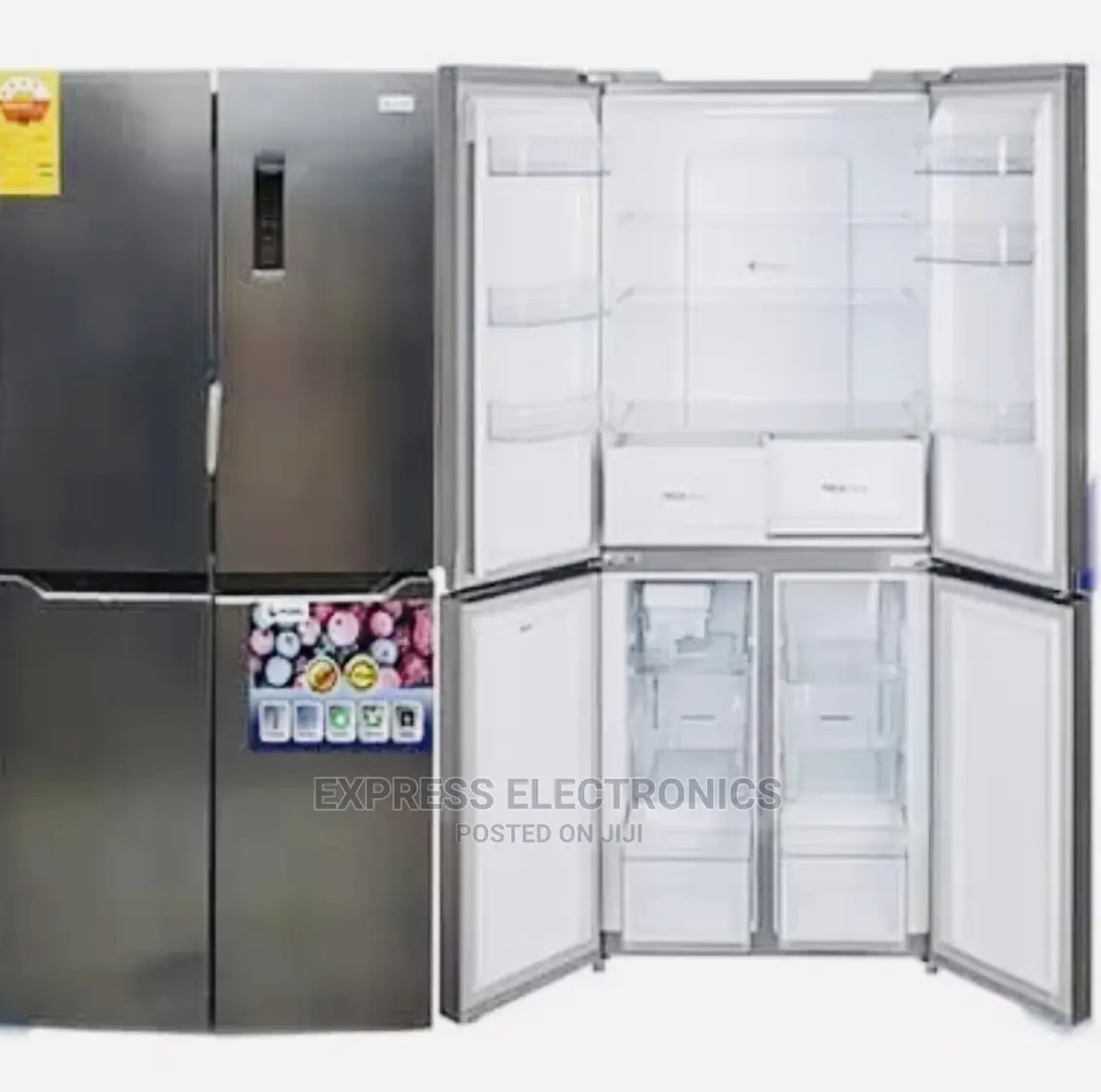 Side by Side Fridge 4stars PF-550BSS Multi Air Flow System