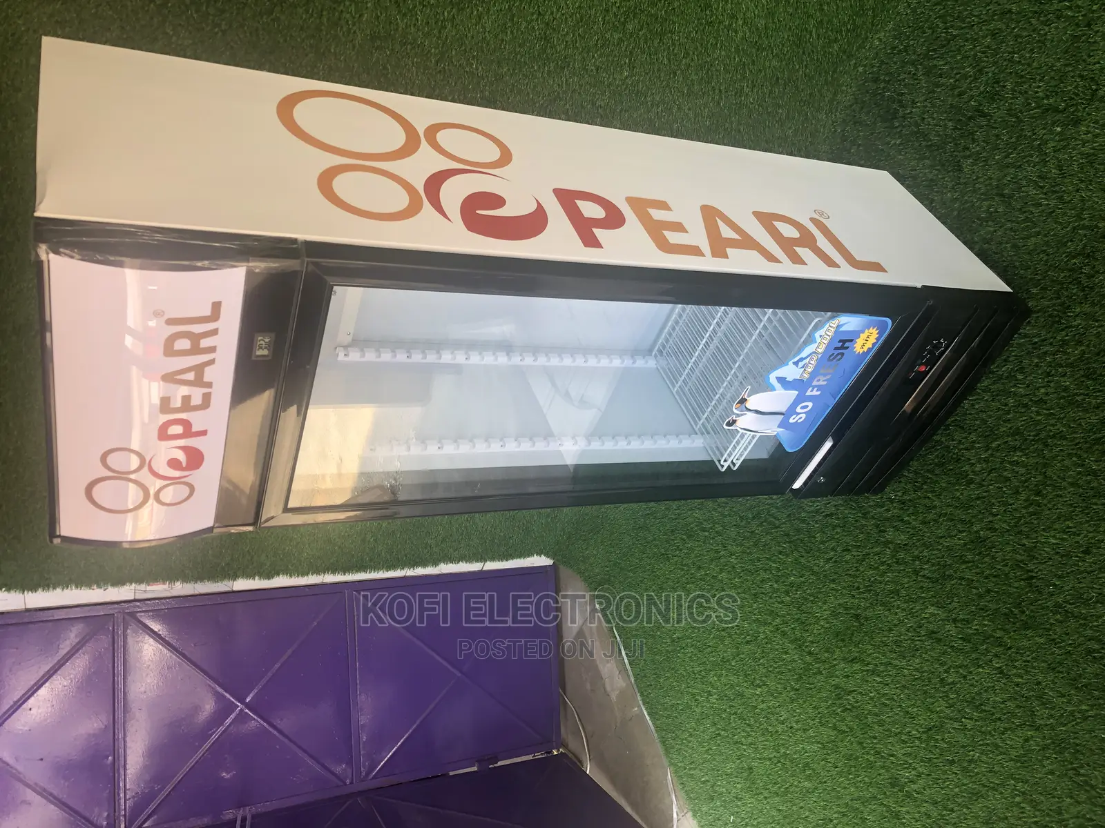 Pearl PVC-46 Single Door Display Fridge (Beverage Cooler)