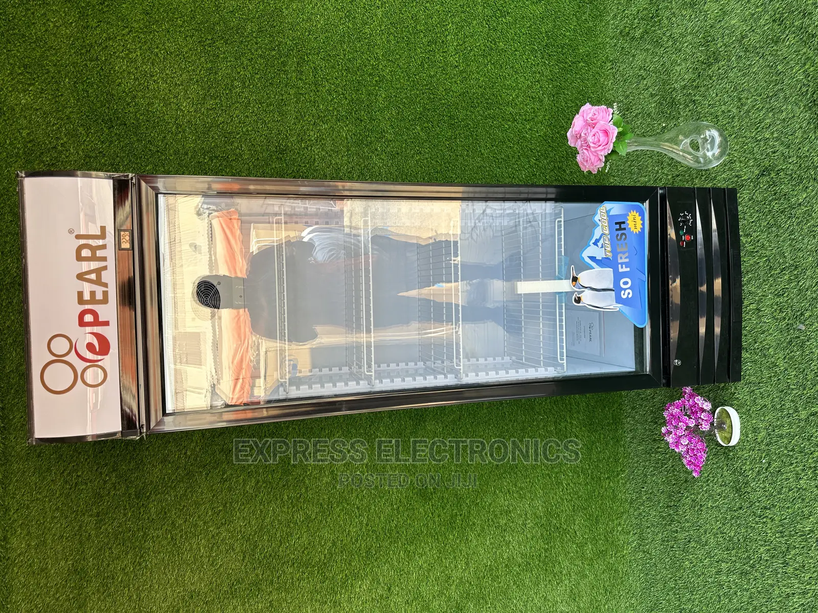 PVC 49–. 368 L Frost Free Pearl Display Fridge