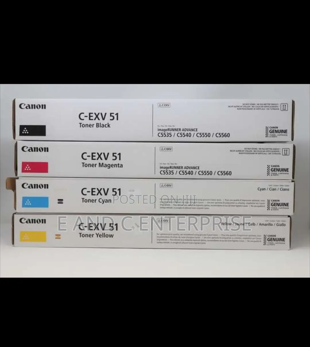 Canon C-Exv 51 All Colors