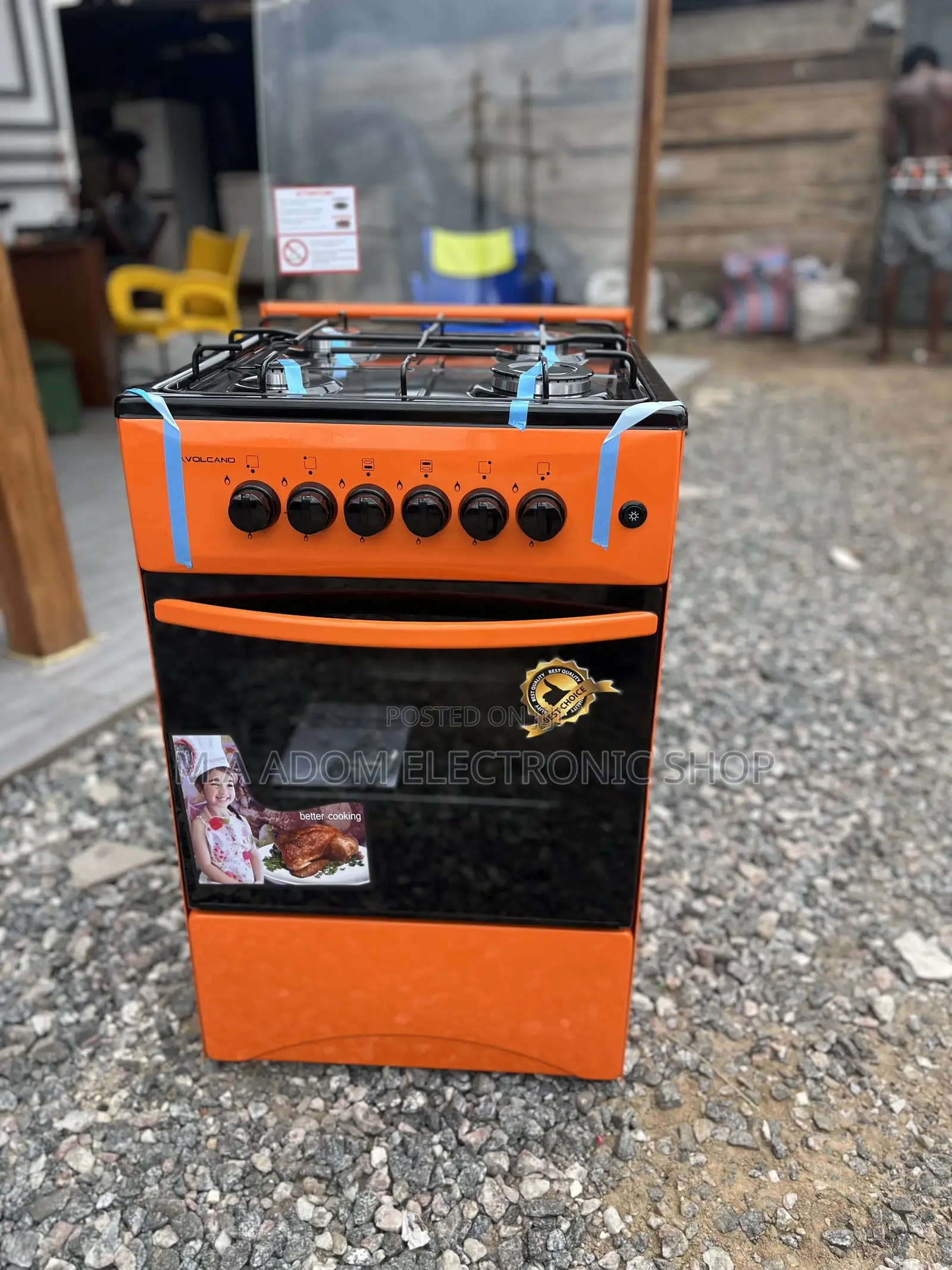 We Have Instock Durable Volcano Kitchen Stove 4 Burner