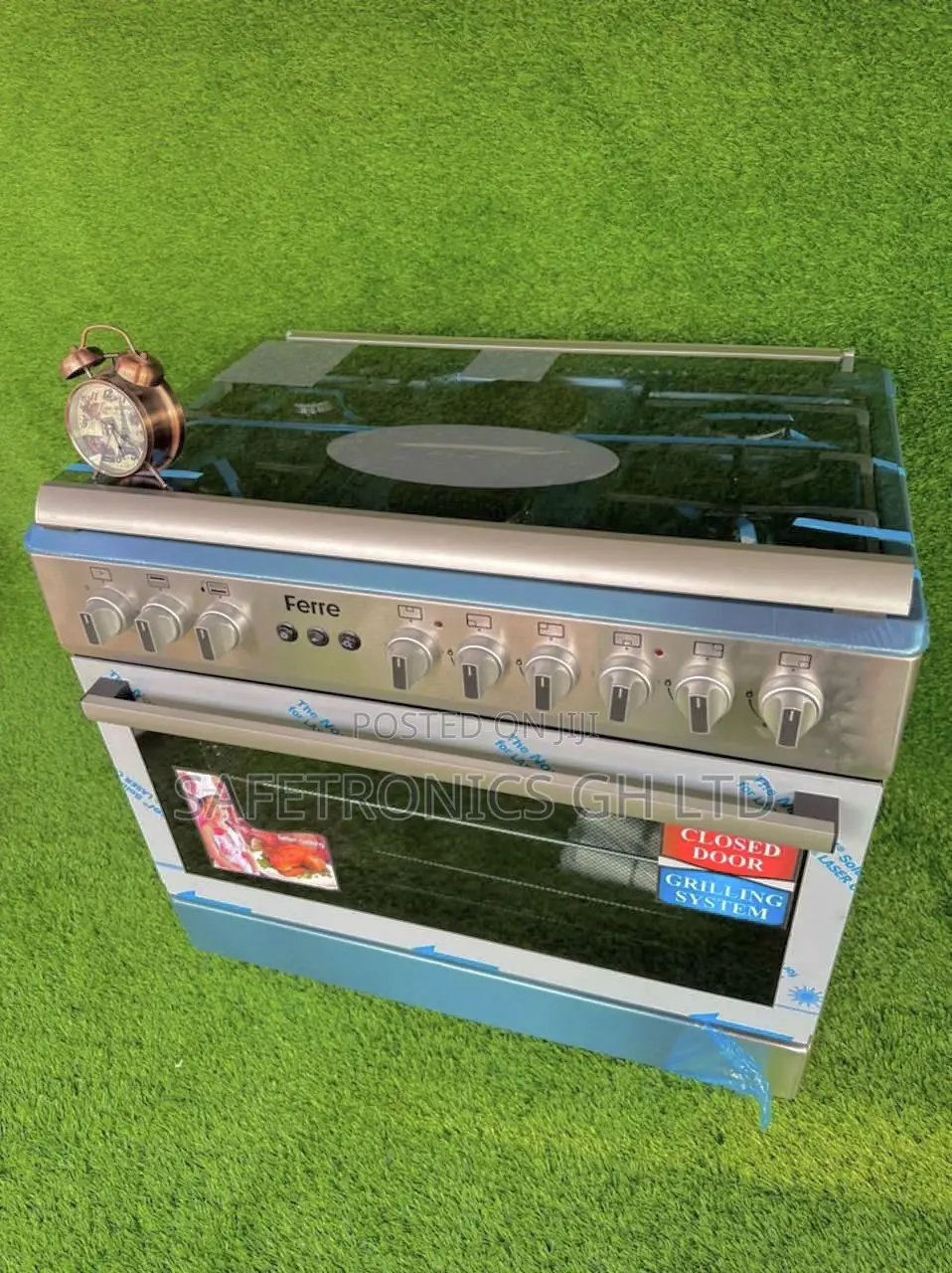 4 Gas Burner, 1 Electric, Auto Ignition, Oven and Rotisserie