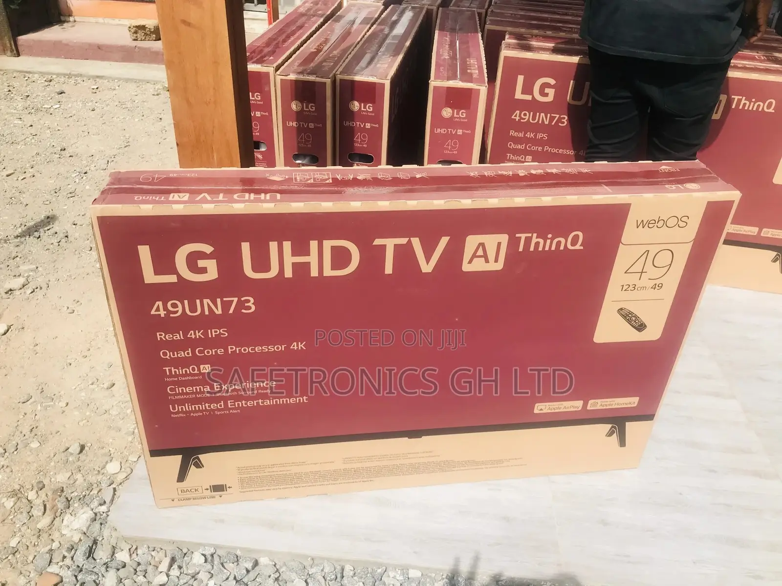 LG Uhd TV 49 Inch Un73 Series, Active Hdr Webos Smart
