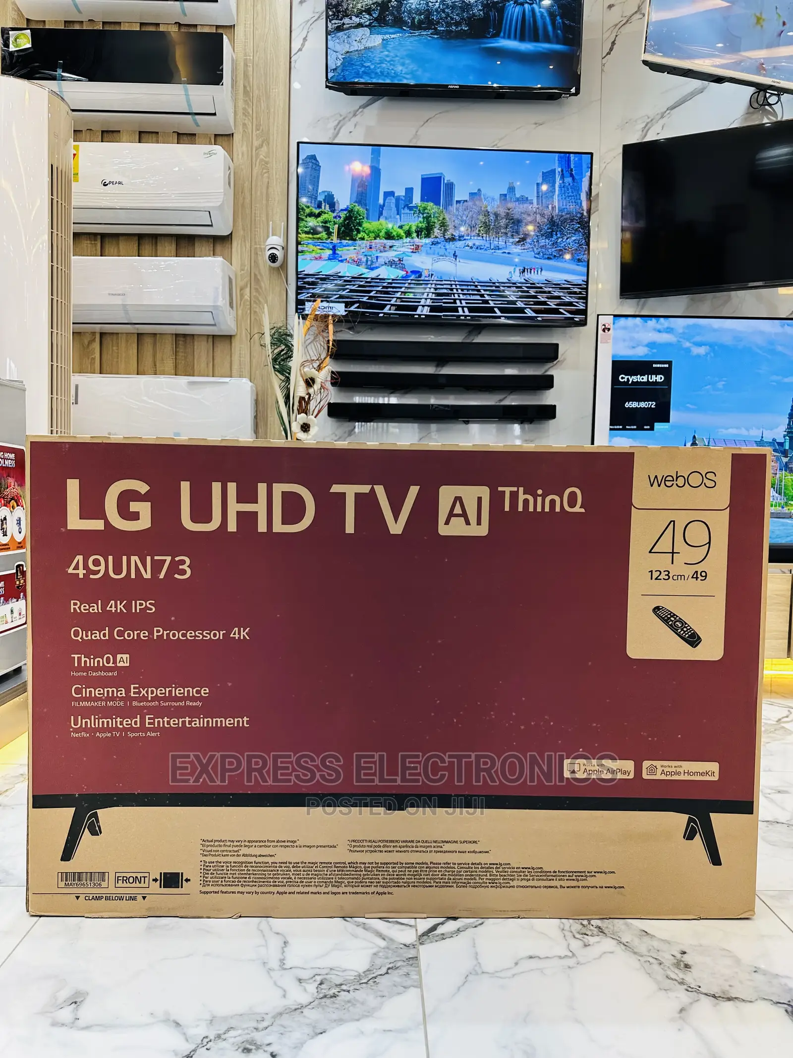 Ultra Modern Slim LG Smart UHD Display 49UN7340PVC