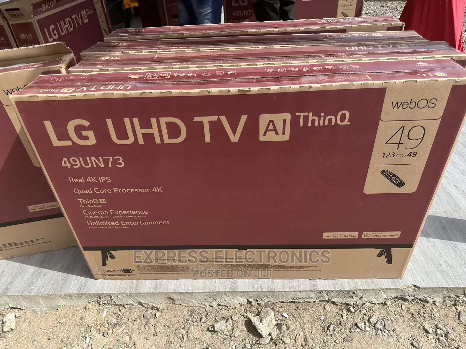 True Cinema Experience LG UHD TV 49” UN73 Series