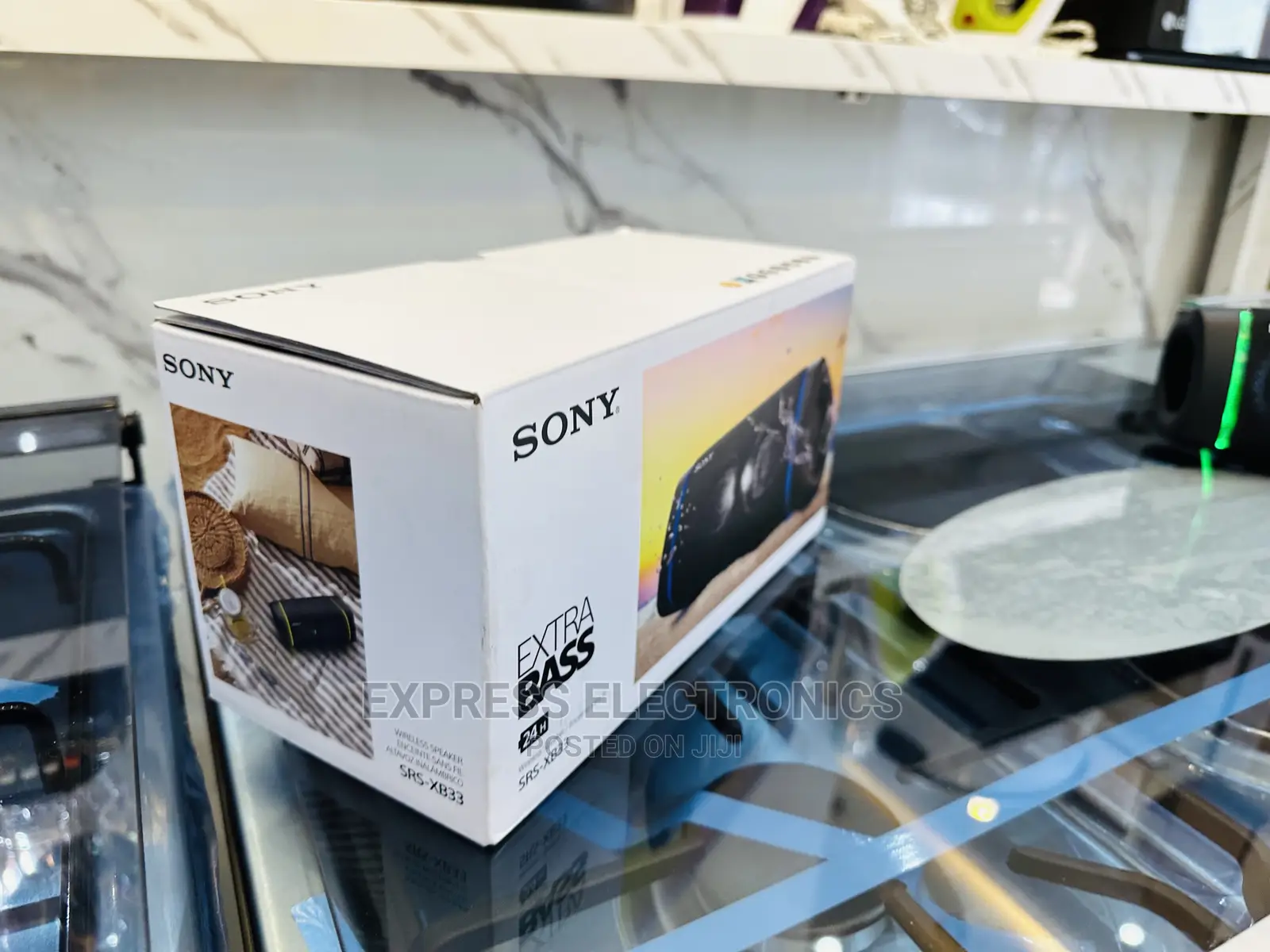 Sony SRS-XB33 Portable Bluetooth Speakerblack Gradec Prowned