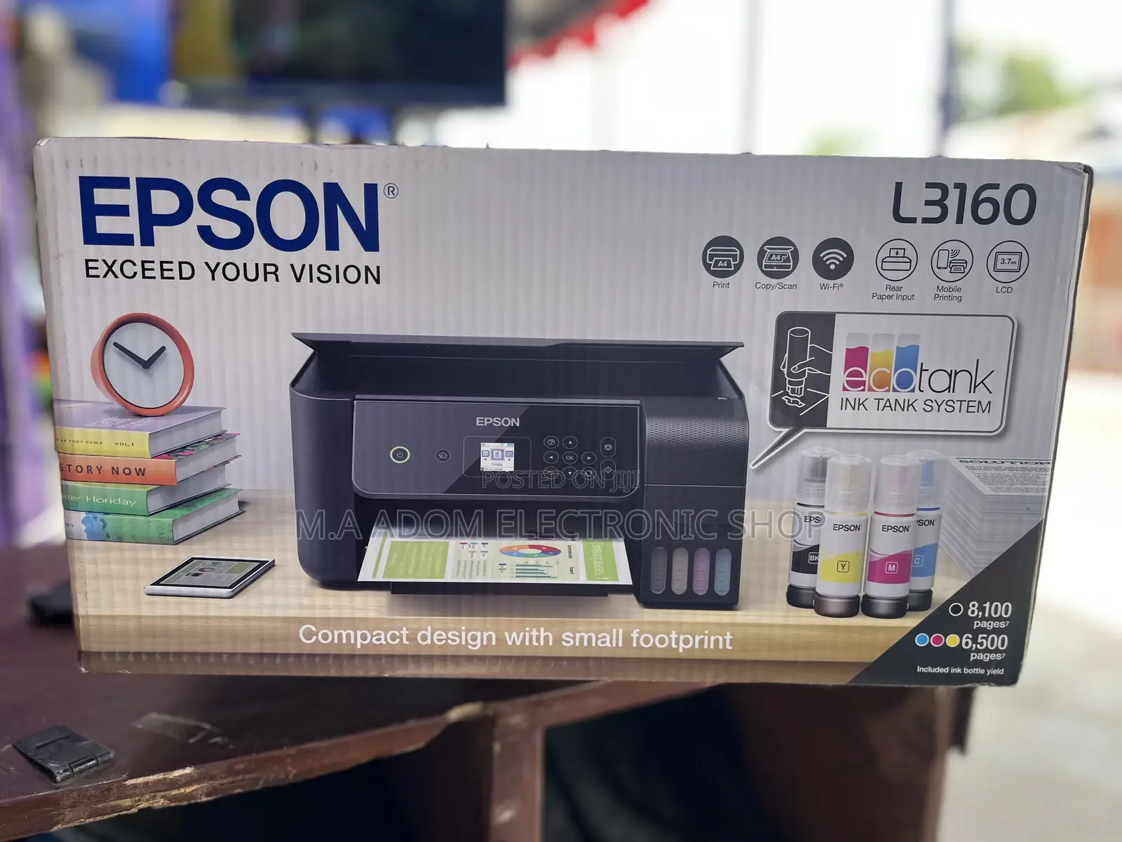 Epson L3160 Ink Tank / Photo 4 in 1 Printer