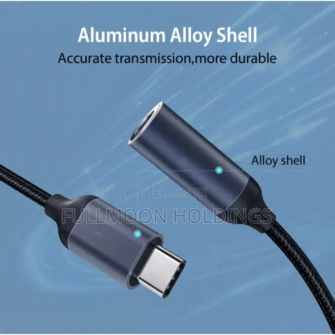 TYPE C to 3.5mm Jack, Headphone Connector