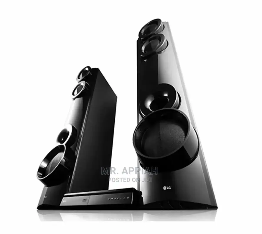 Home Theatre System, Dual Subwoofer, Aux In.