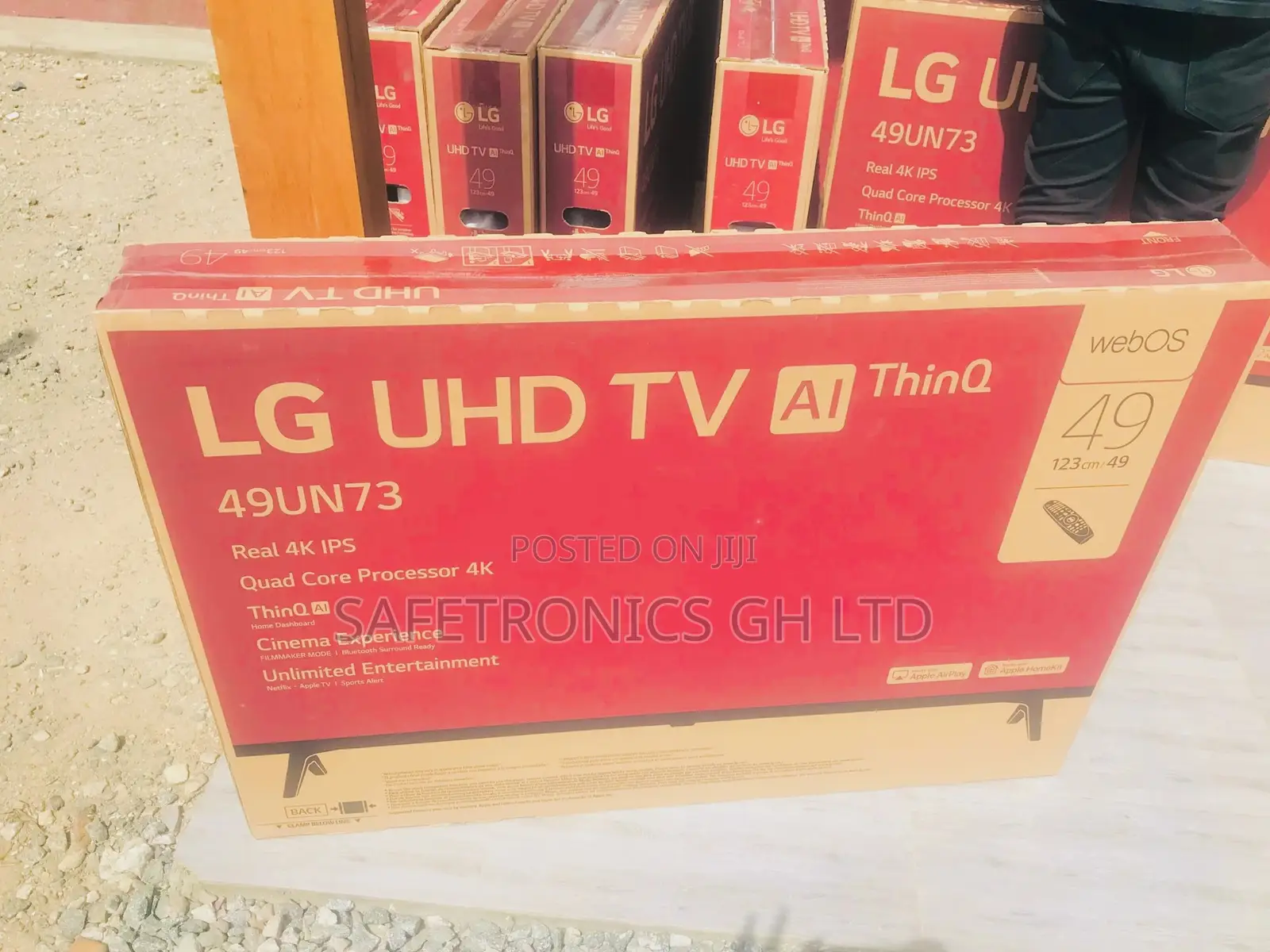 Active HDR Webos Smart Ai Thinq LG Uhd TV 49 Inch Un73