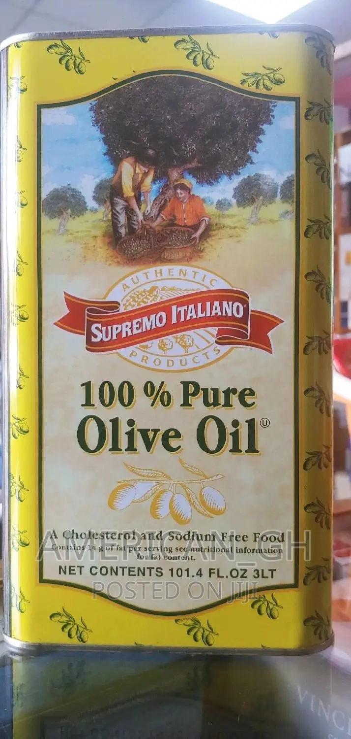 100% Pure and Organic Olive Oil, 3l