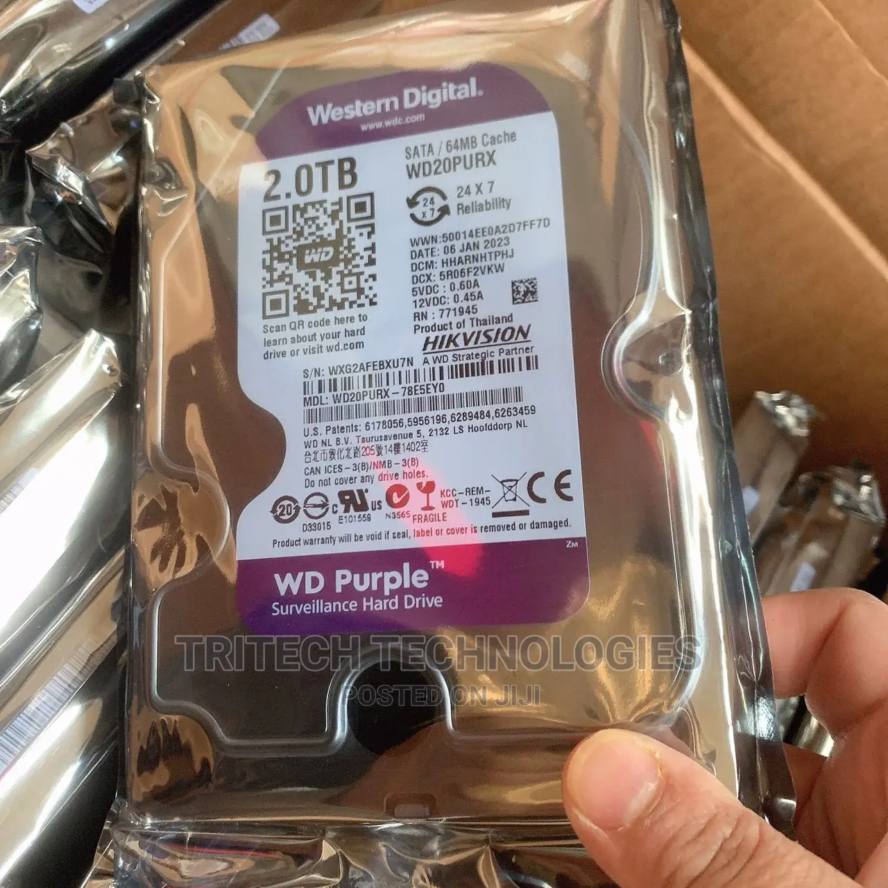 Surveillance HDD 2tb New