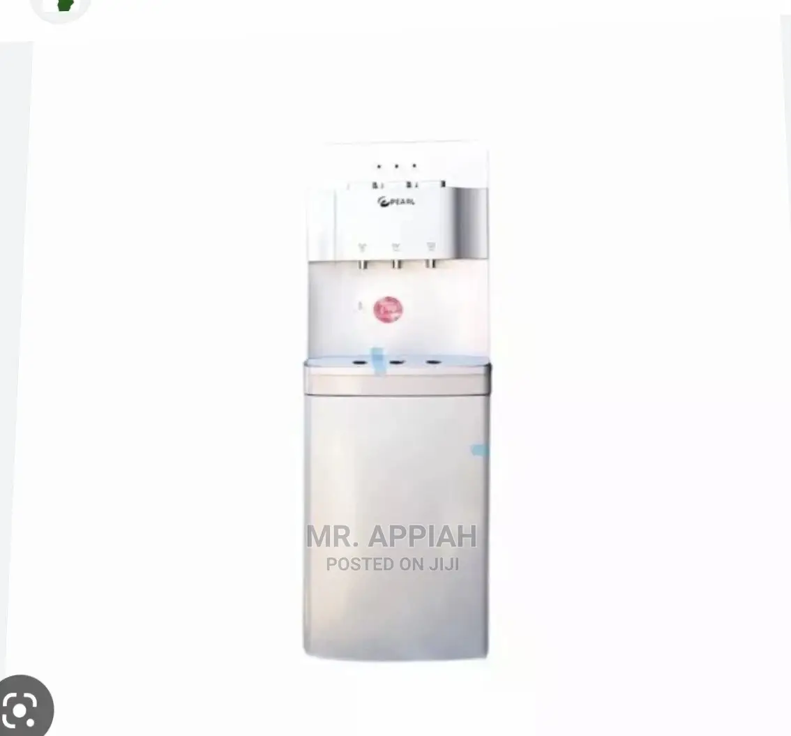 Pearl Water Dispenser With Fridge – Silver PWD-1009FSL