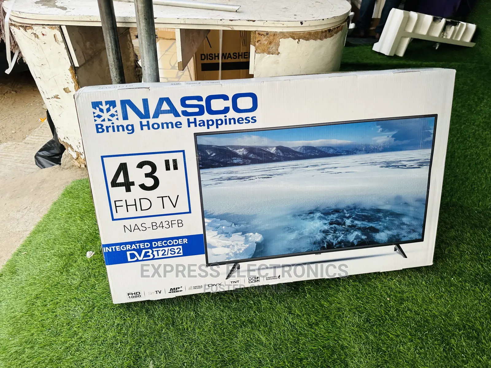 Perfect  and Elegant Design NAS-H43FB Nasco Digital FHD Tv