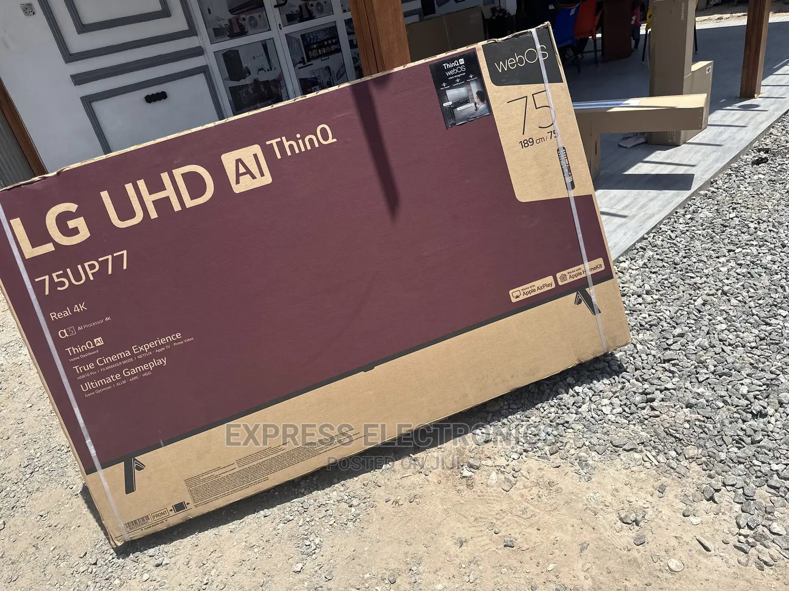 New Model LG UHD 75”Up77 Series Sleek Display