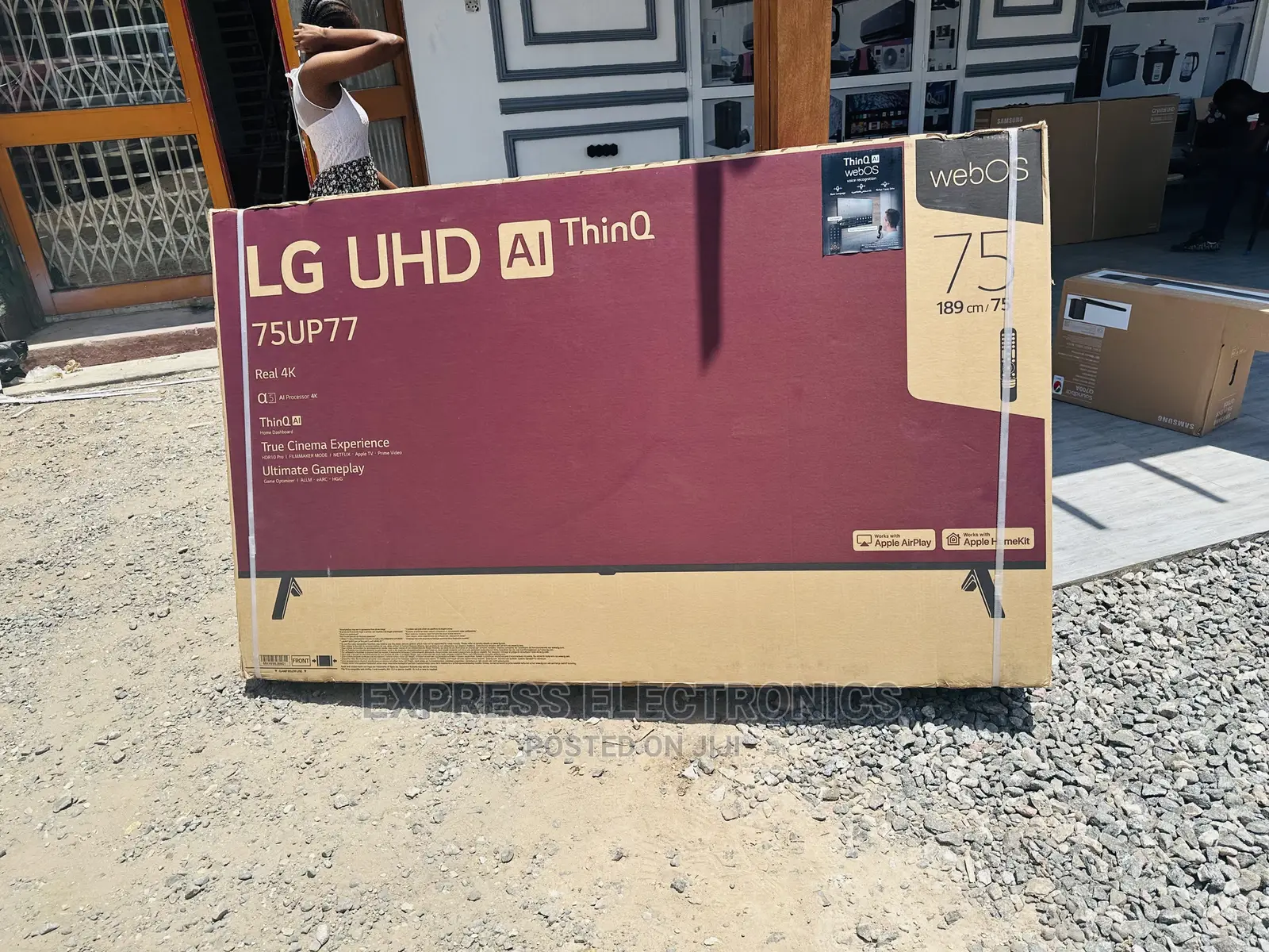 Buy for Less Ultimate Gameplay UHD Smart LG 75”Up77 Tv