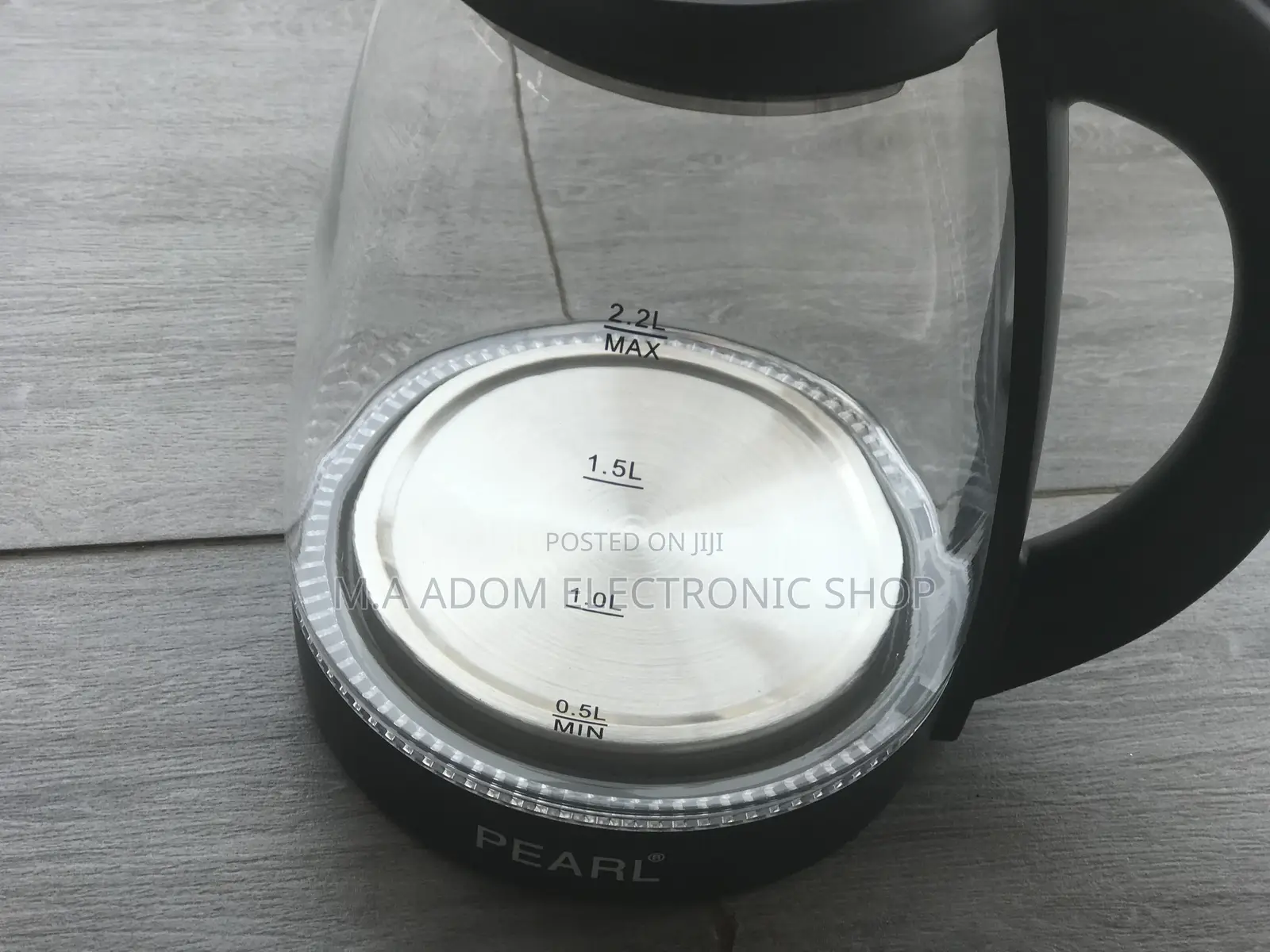 Super Pearl 2.2litres Glass Electric Kettle Water Heater