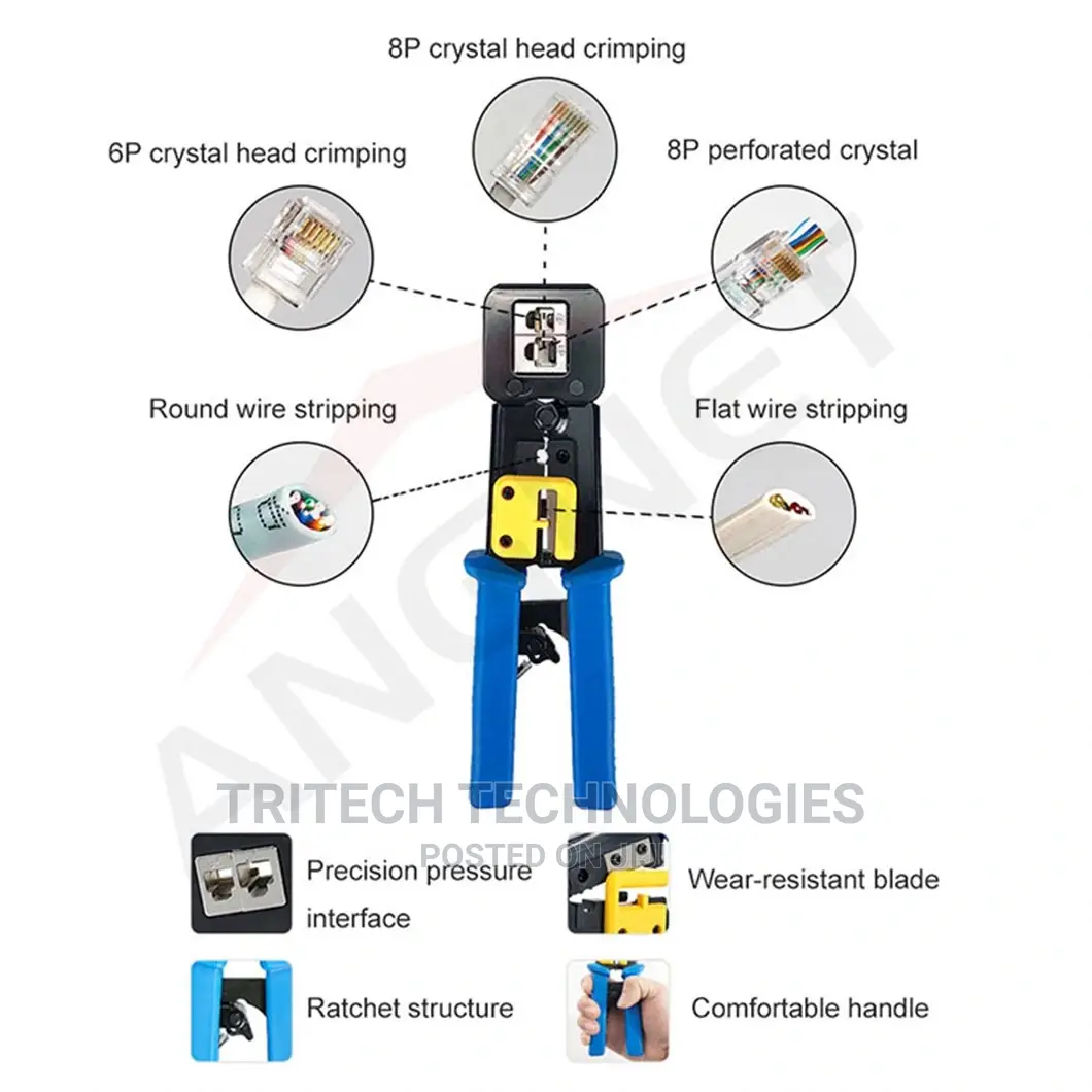 Pass Through Crimping Tool