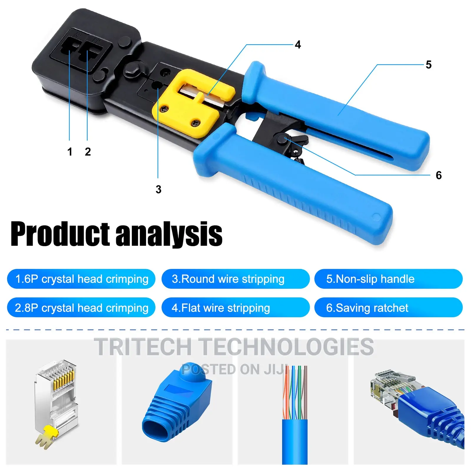 Pass Through Crimping Tool
