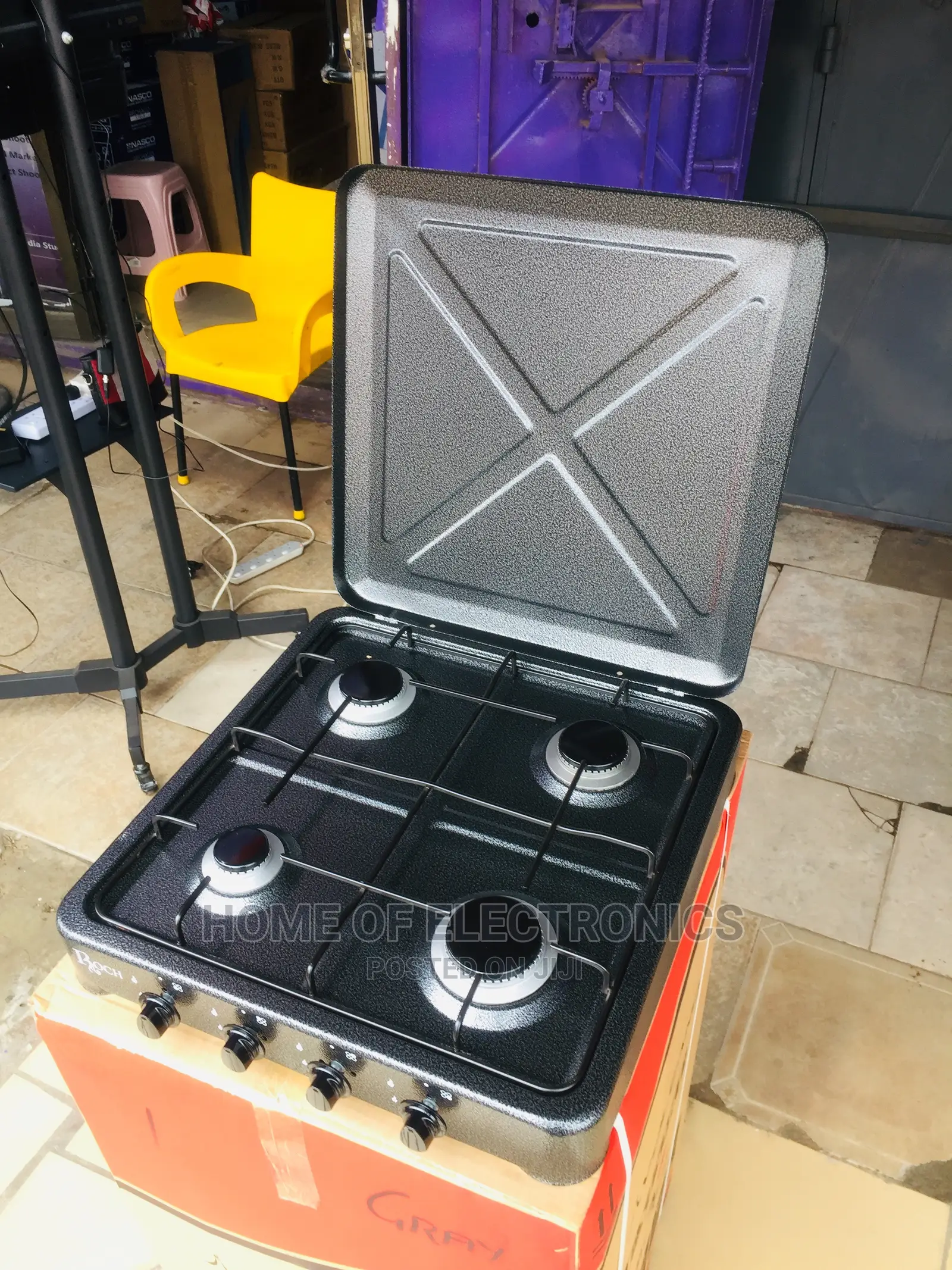 Order for Roch 4 Burner Tabletop Gas Cooker(Matt Black)