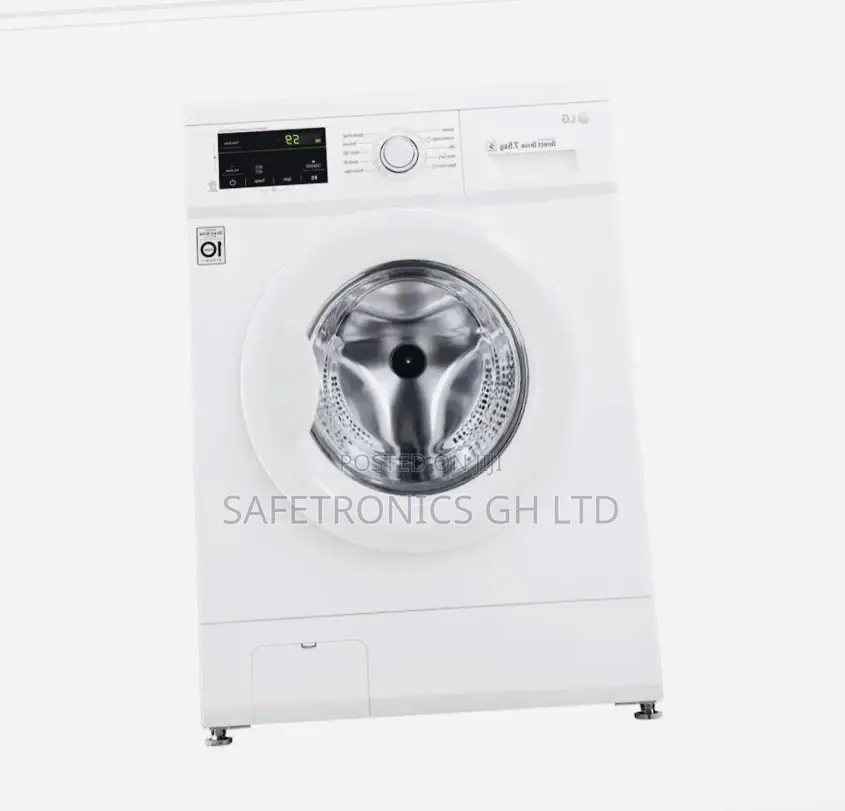 LG Front Load (Wash Only) Washing Machine 7kg, White, Invert