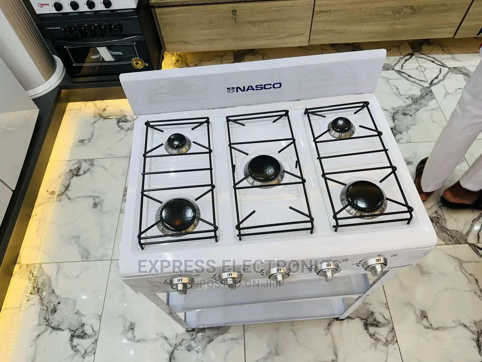 Quality Nasco NASGS-K5BSM-S Gas Stove With Stand 5 Burner
