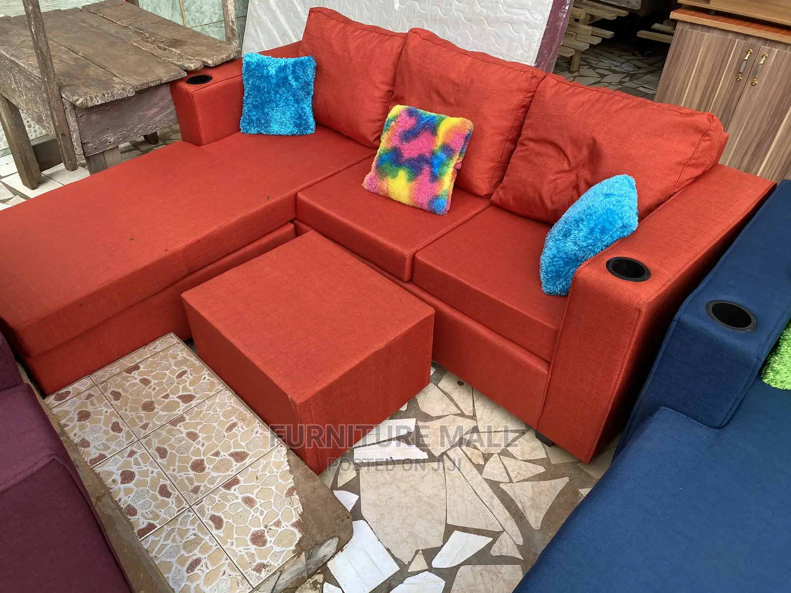 Classic L Shaped Sofa  Available As Seen. Free Delivery
