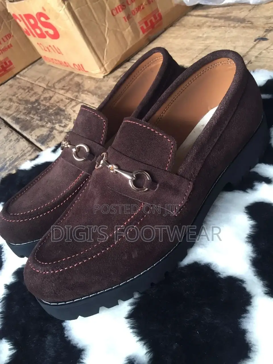 Brown Suede Shoe