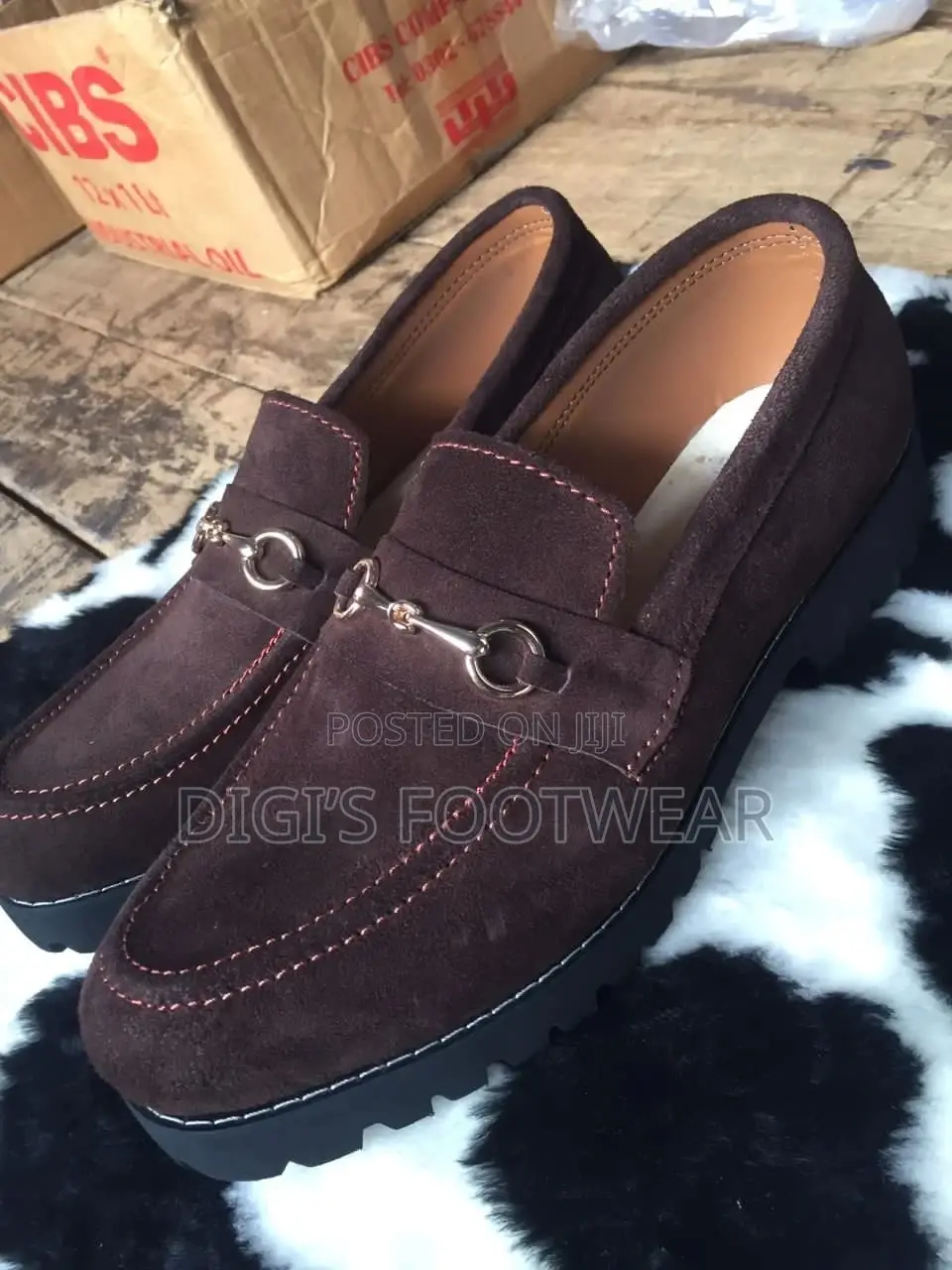 Brown Suede Shoe