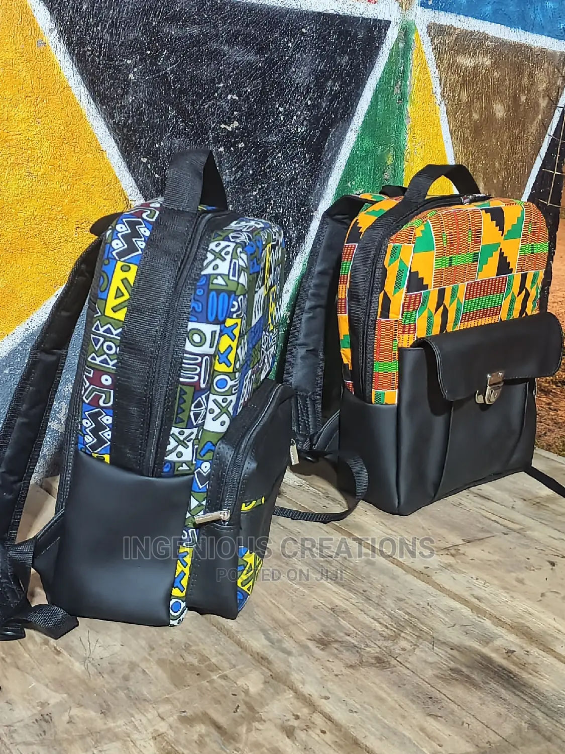Durable and Stylish African Print Backpacks