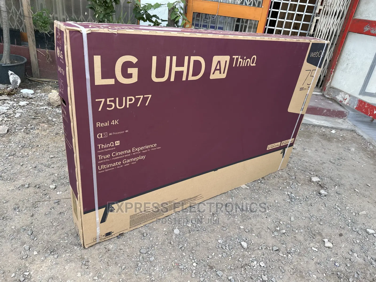 Adaptive Sound Quality Lg75up7750 UHD Smart Tv