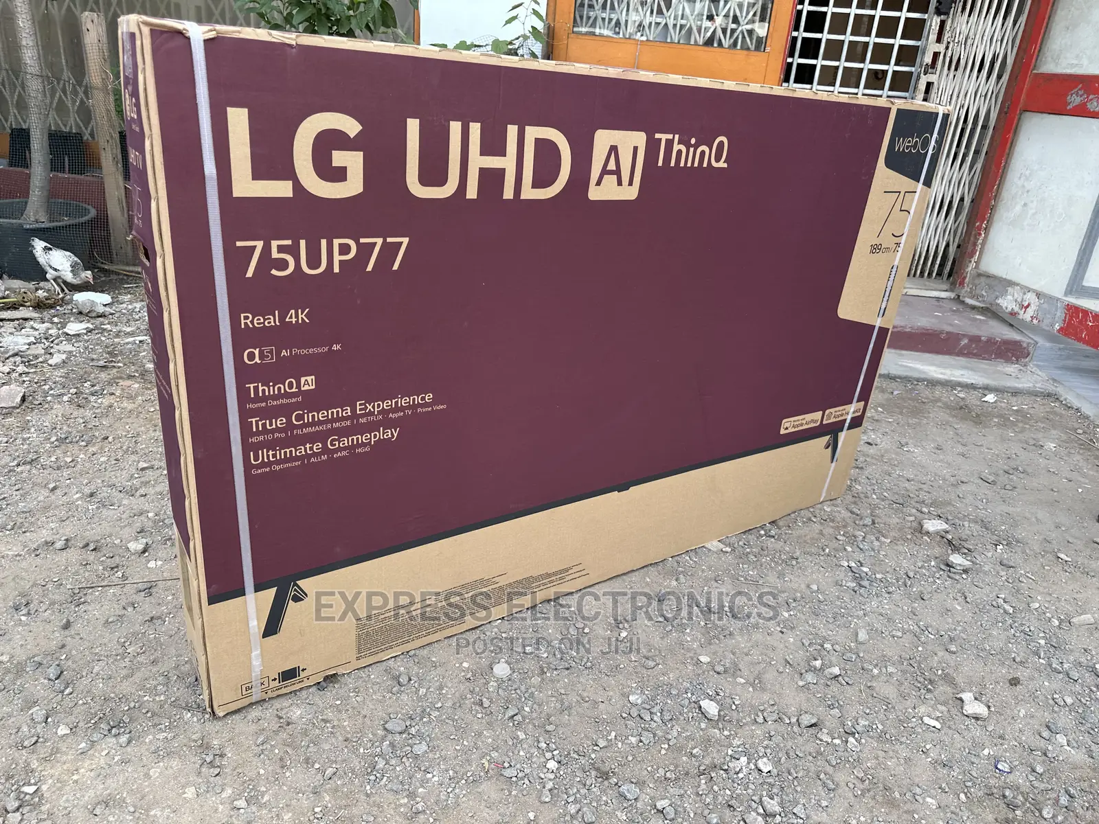 Adaptive Sound Quality Lg75up7750 UHD Smart Tv