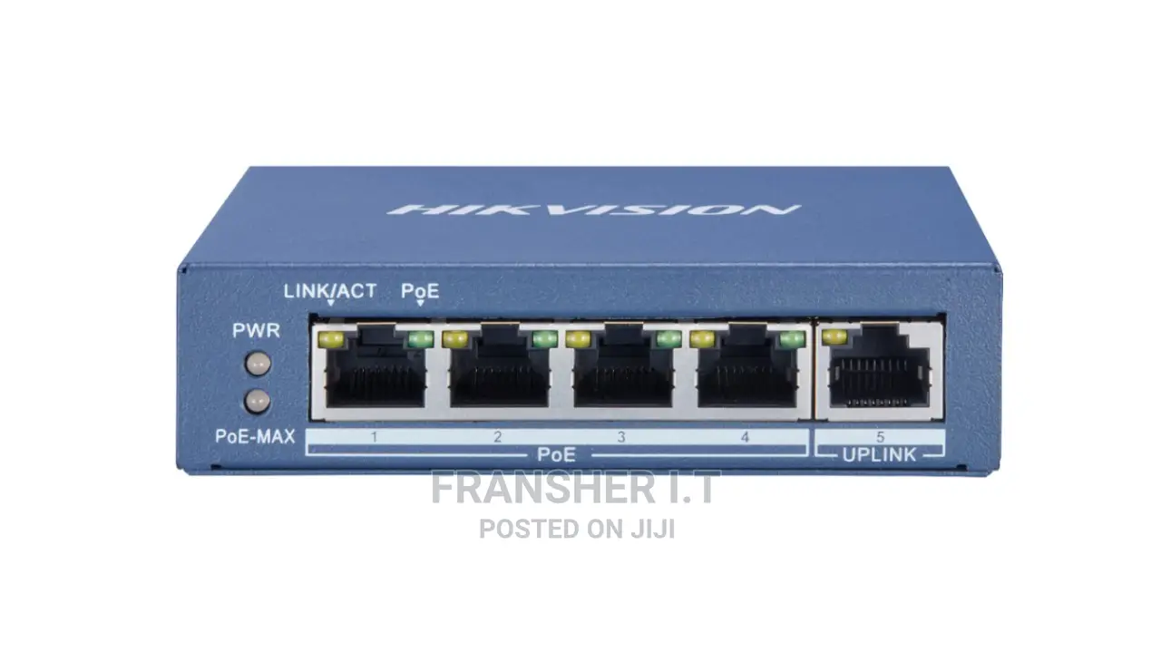HIKVISION DS-3E0105P-E 4-Ports 100mbps Unmanaged Poe Switch