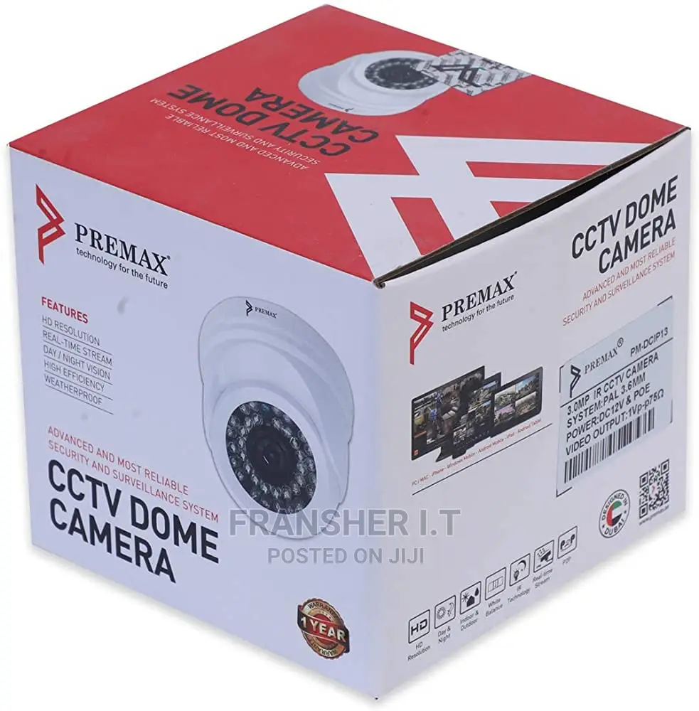Premax Pm-Dcip13 3mp IR AHD CCTV Dome Camera