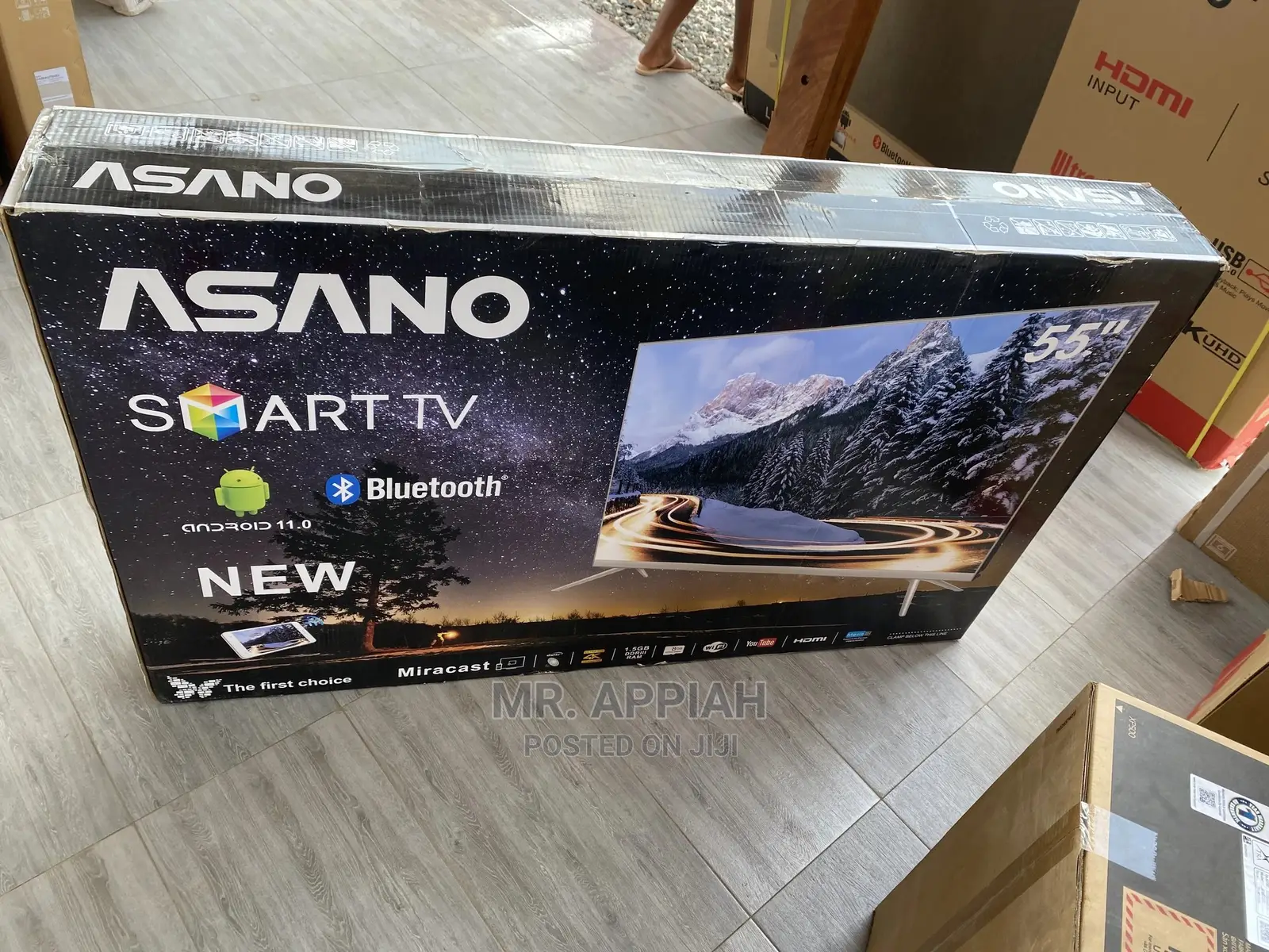 UHD Smart Satellite TV Asano 55.