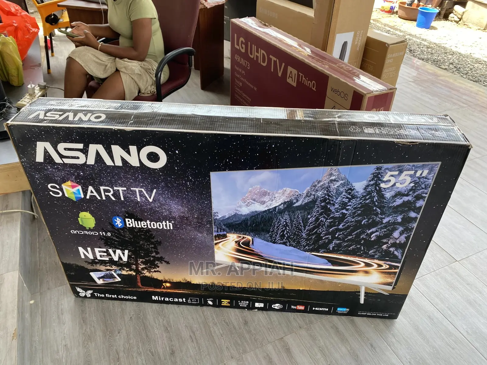 Quality Asano 55′′ UHD Smart.