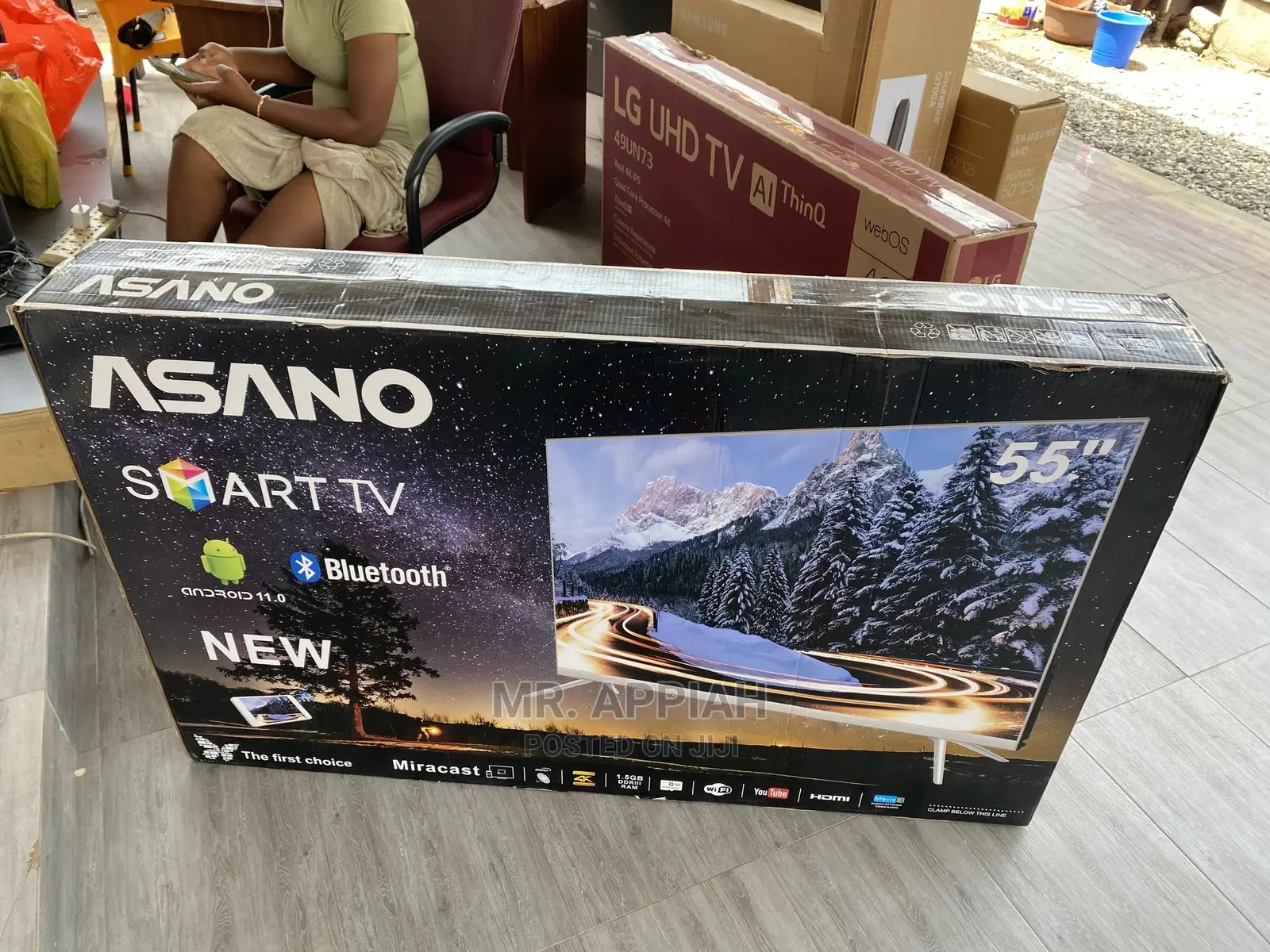 Quality Asano 55′′ UHD Smart.