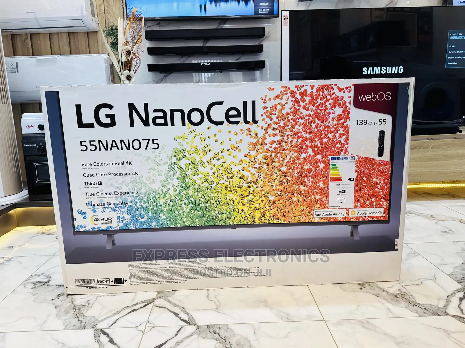 Adaptive Sound Quality Nanocell UHD LG 55”Nano75 LED