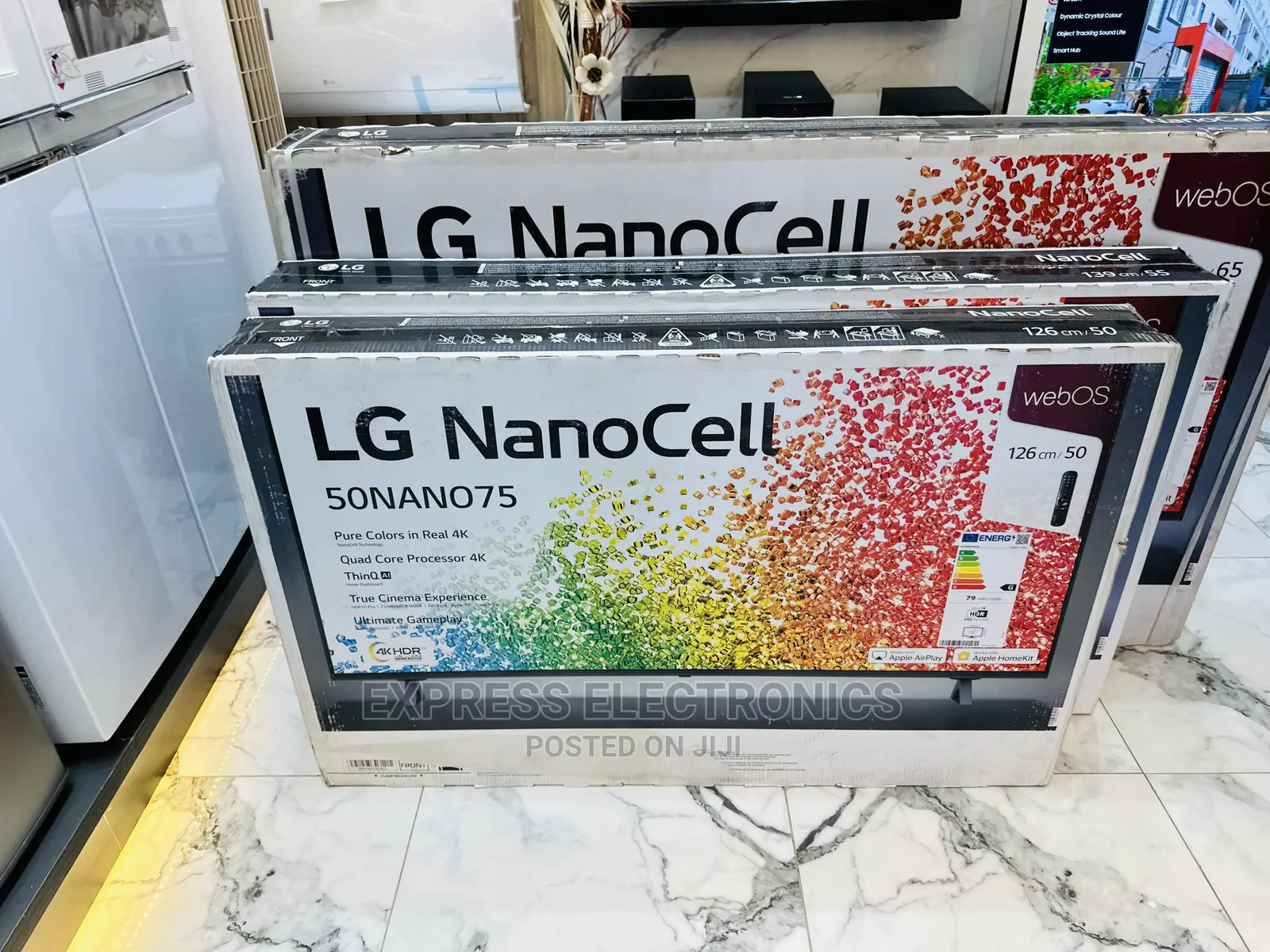 Nanocell Technology Smart LG UHD Display Nano75 50”