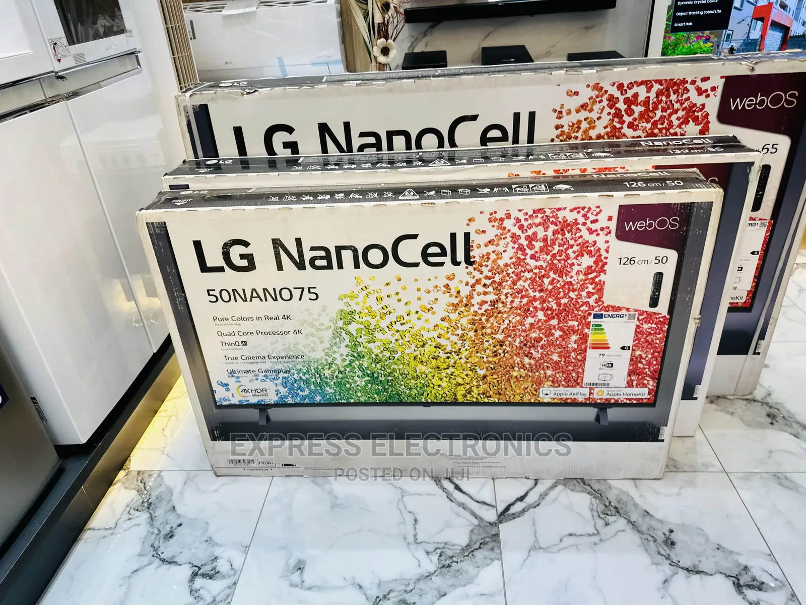 Nanocell Technology Smart LG UHD Display Nano75 50”