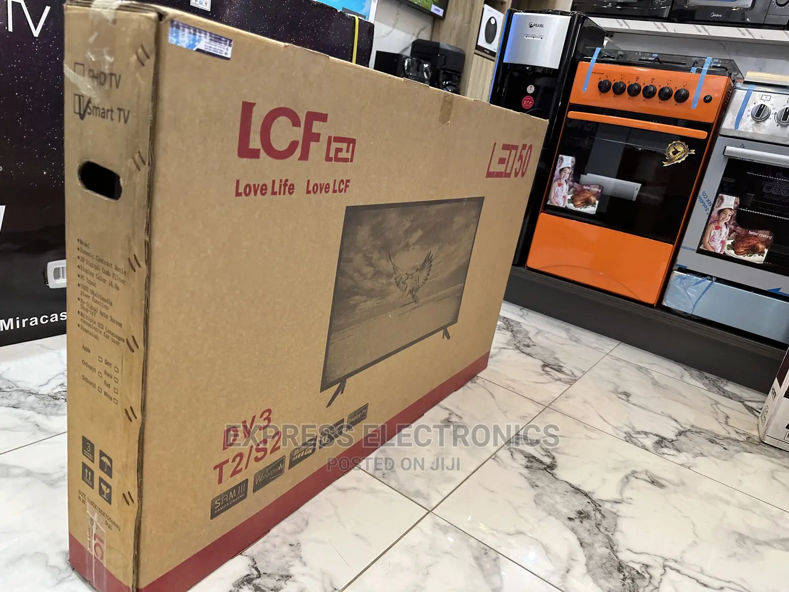 Sleek and Elegant Design UHD Smart LCF 50” Tv