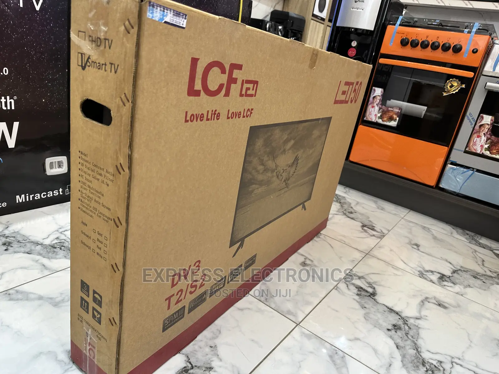 Sleek and Elegant Design UHD Smart LCF 50” Tv
