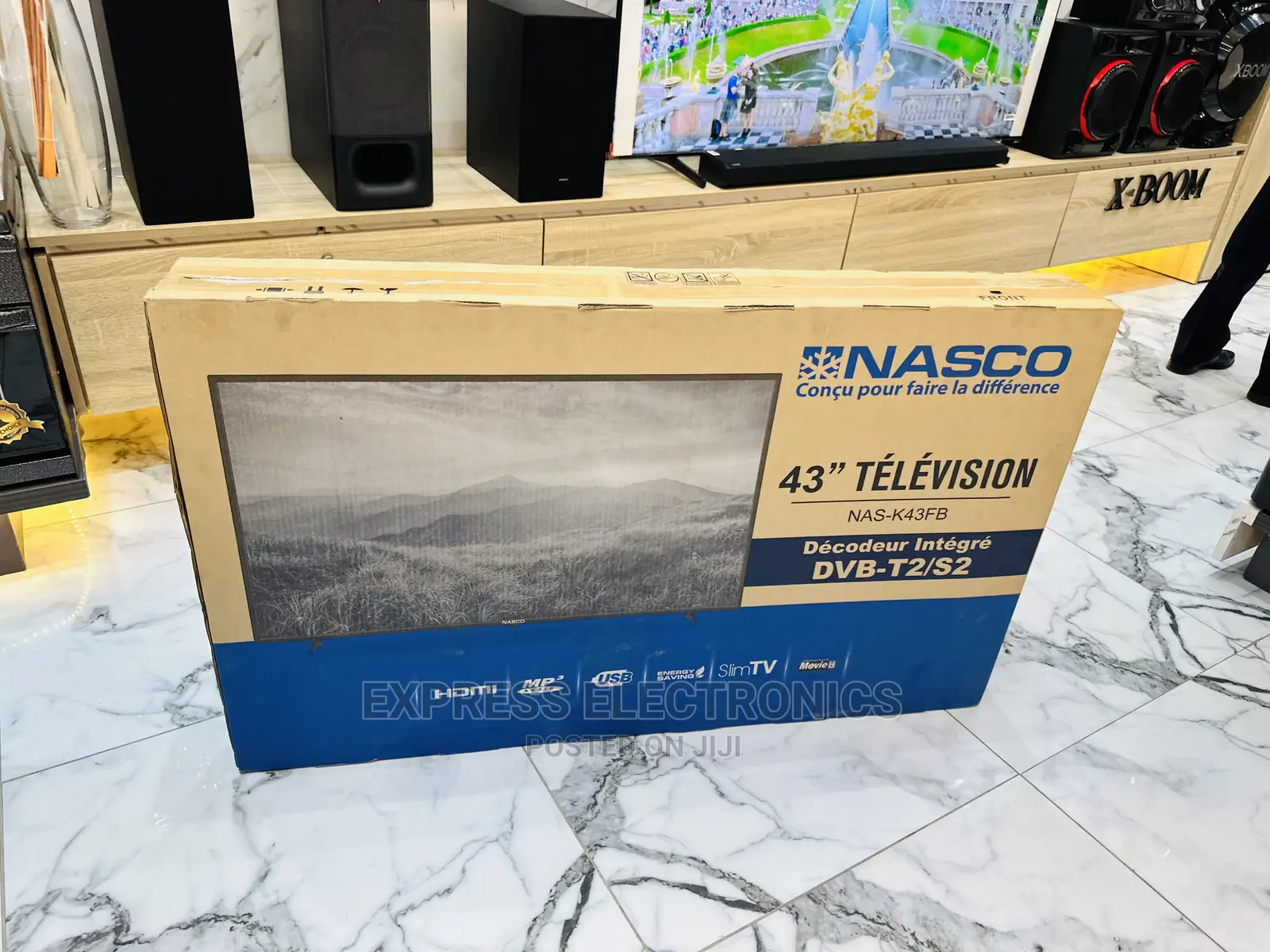 Nasco 43 Fhd Digital Satellite TV Nas-K43fb